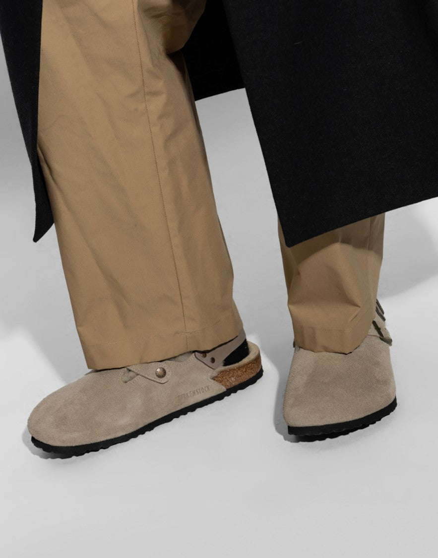 Birkenstock Tokio Shearling Suede Mules