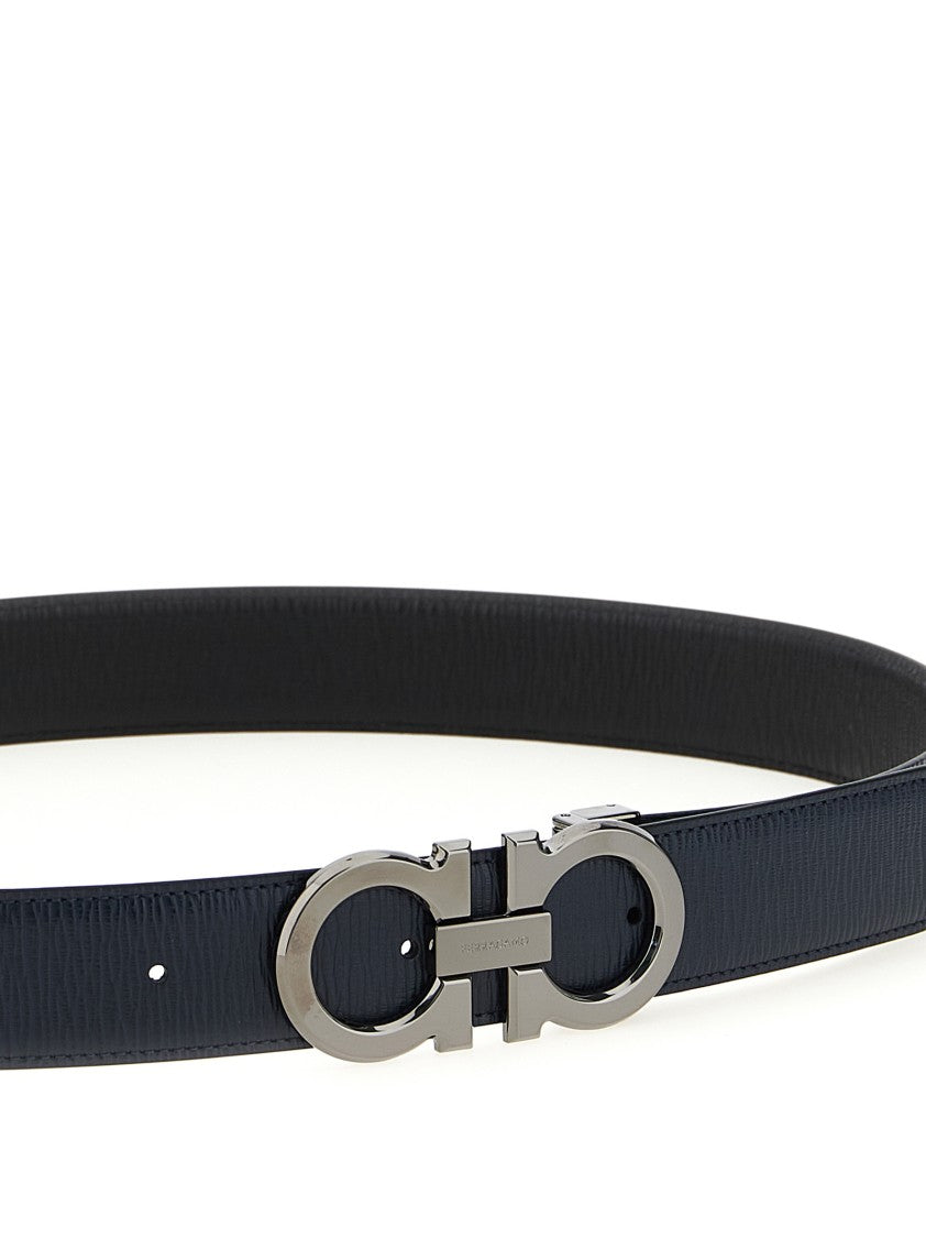 Ferragamo Gancini' Reversible Belt