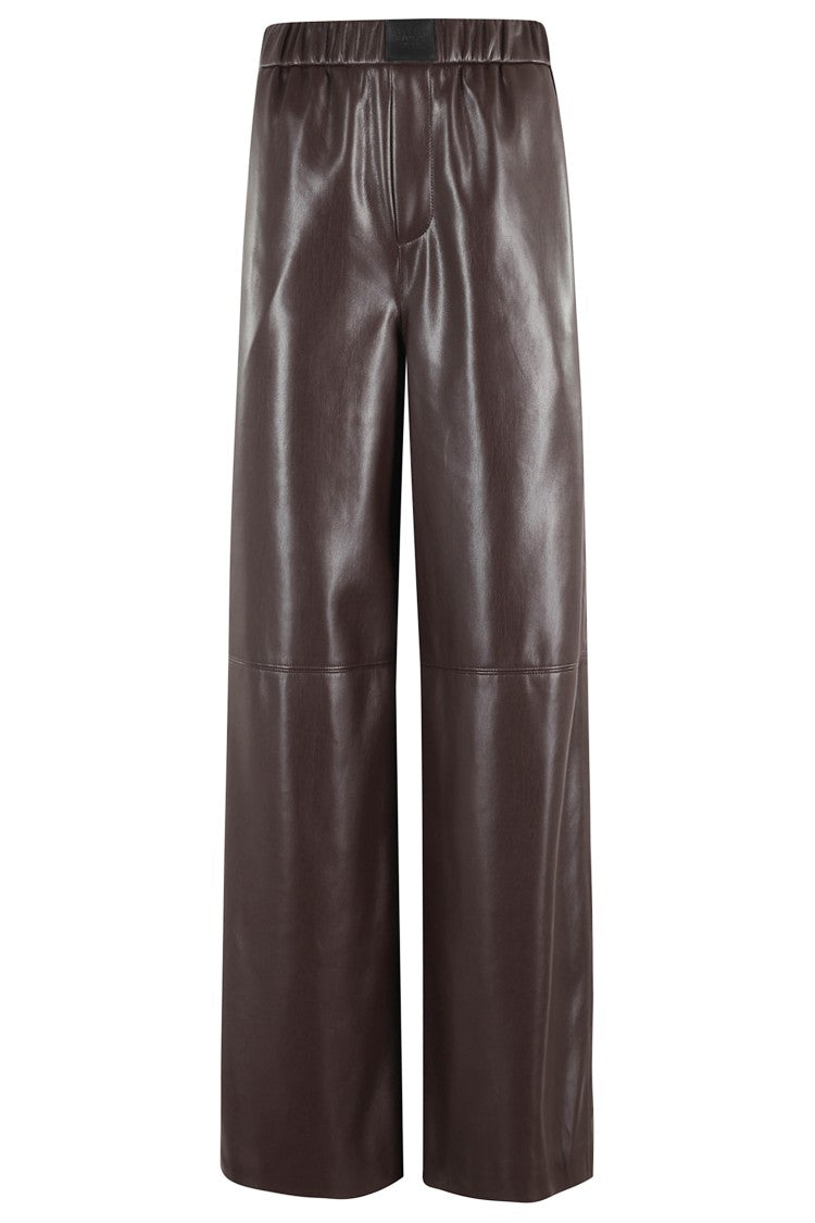 Isabelle Blanche Straight Leg Faux Leather Pants