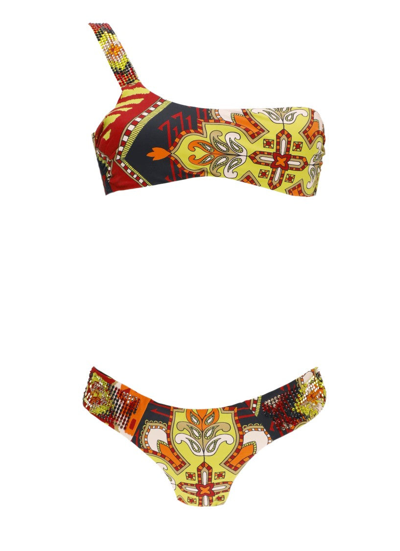 Miss Bikini Multicolor Bandeau Bikini