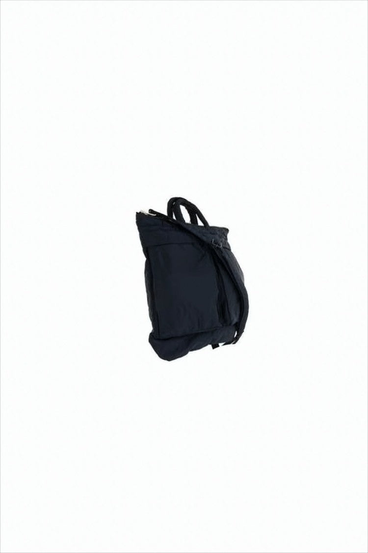 Porter Rectangular Nylon Crossbody Bag With Dual Front Pockets
