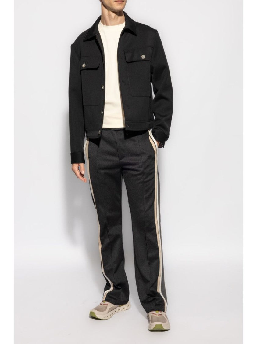 Jacquemus Beige Cotton T-Shirt with Embossed Logo