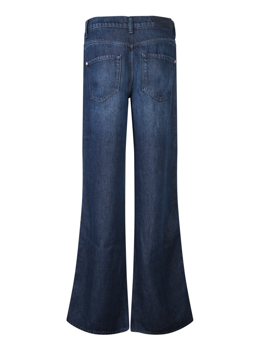 7 For All Mankind Flared Mid-Rise Jeans