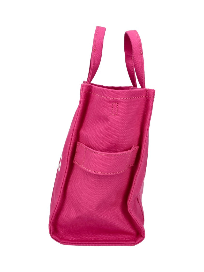 Marc Jacobs Fuchsia Pink The Tote Bag Cotton Canvas Medium Tote Bag