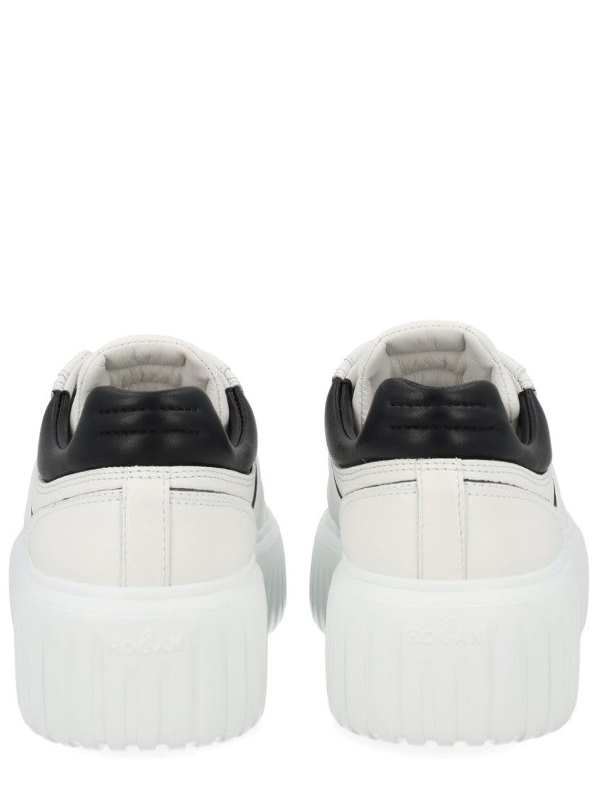 Hogan H-Stripes Embossed Chunky Sneakers