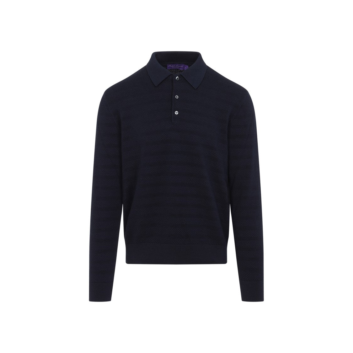 Ralph Lauren X Purple Label Blue Silk Polo
