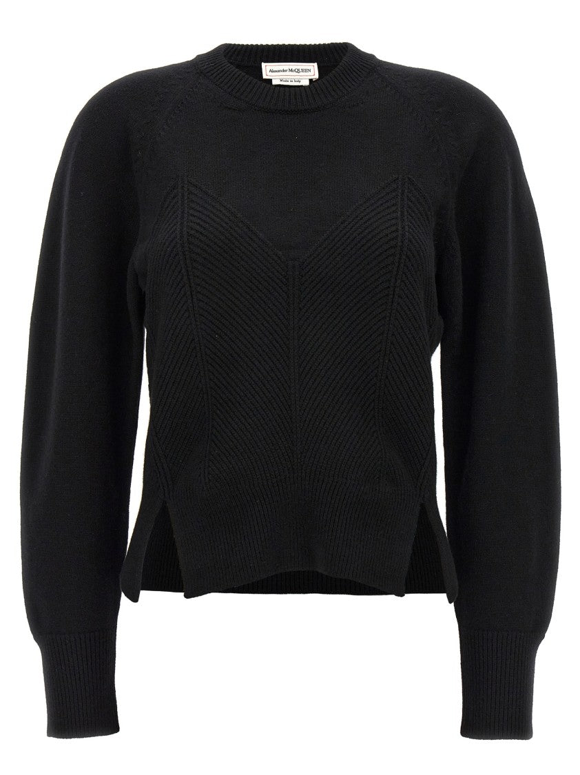 Mcqueen 'Chevron Corset' Sweater
