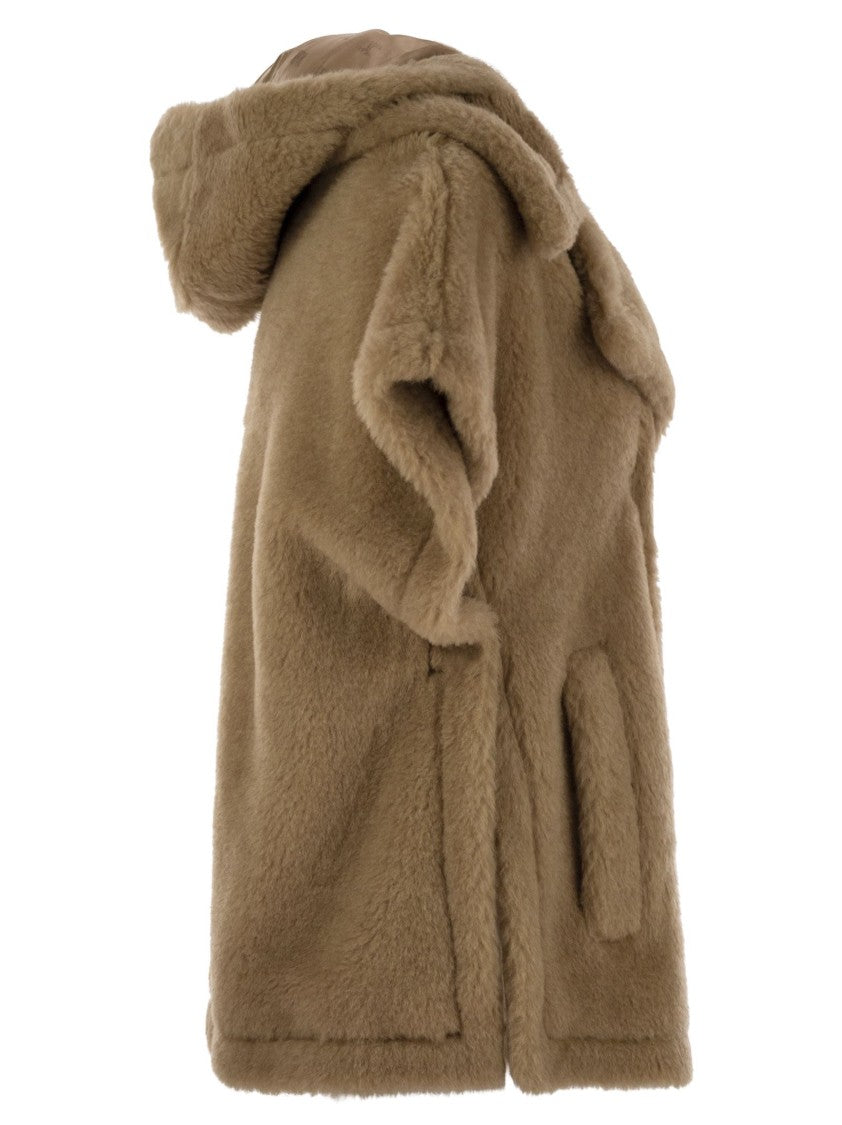 Max Mara Lanoso4 - Teddy Fabric Vest Cape