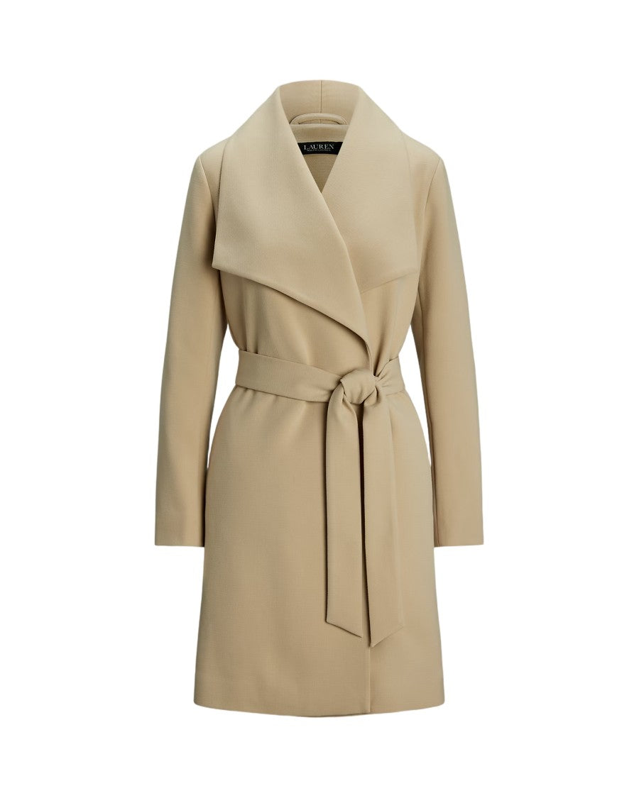 Lauren Ralph Lauren Refined Short-Lined Coat With Draped Collar