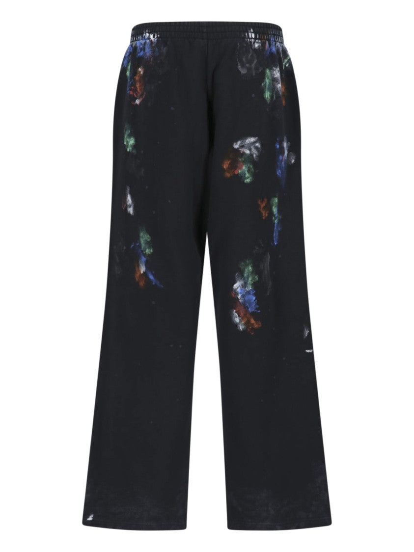 Balenciaga Black Painter’S Shirt Straight-Leg Pants