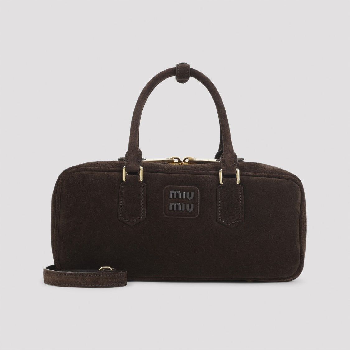 Miu Miu Suede Calf Leather Handbag