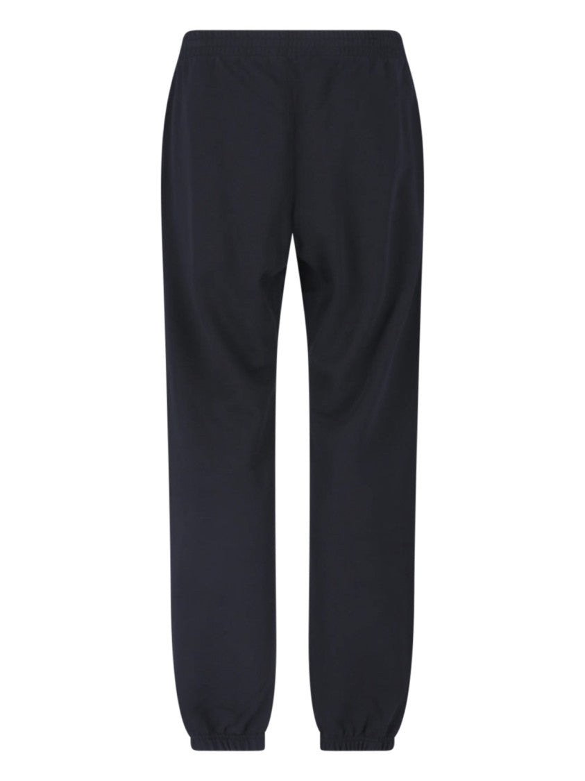 Givenchy Black Elastic Waist Cotton Sweatpants