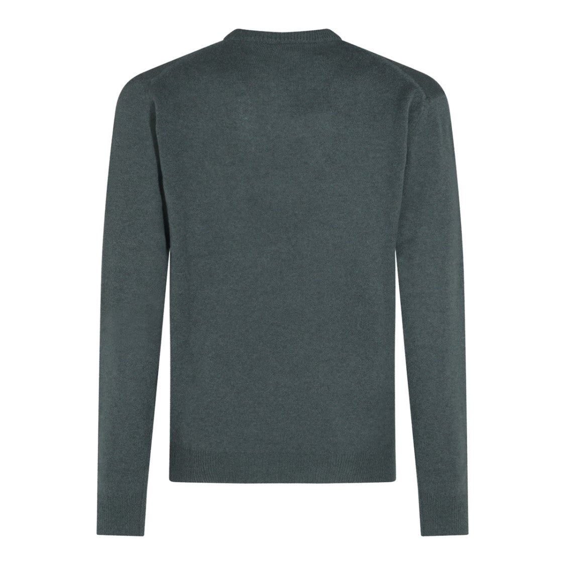 Altea Muted Green Ribbed Crew Neck Sweater