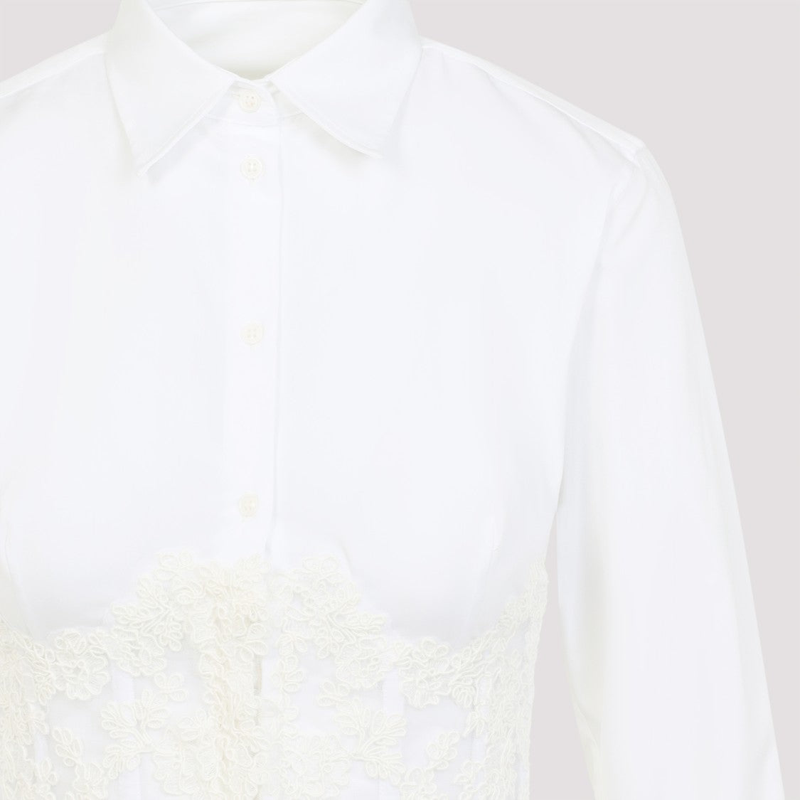 Ermanno Scervino White Cotton Shirt