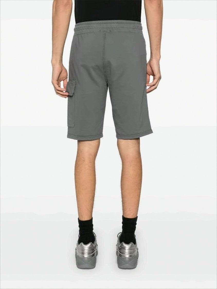 C.P. Company Relaxed Fit Cotton Shorts With Flap Pocket