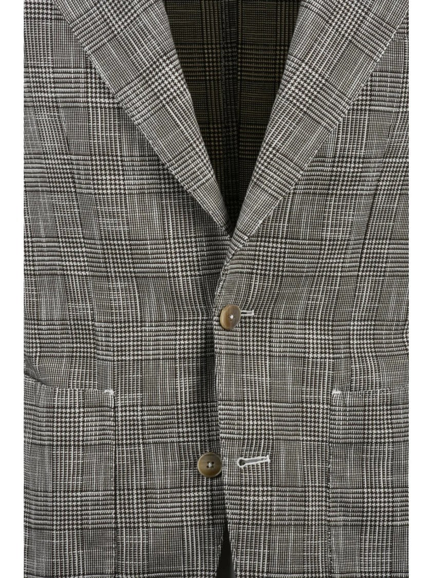 L.B.M. 1911 Grey Men Cotton Silk Jacket