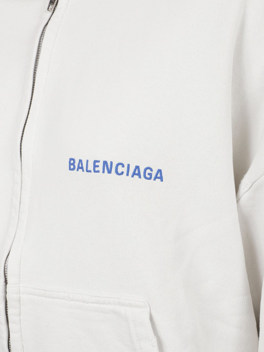 Balenciaga Oversized White Hoodie