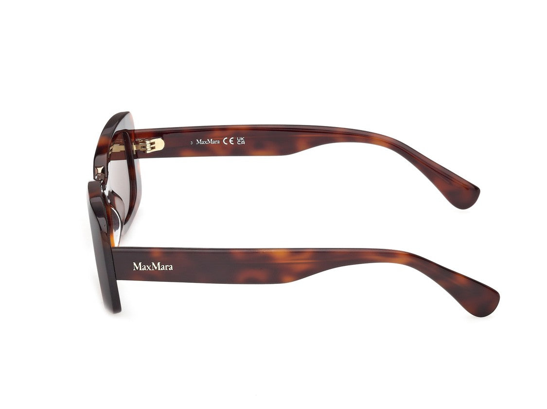 Max Mara Tortoiseshell Mm0197 Oversized Square Acetate Sunglasses