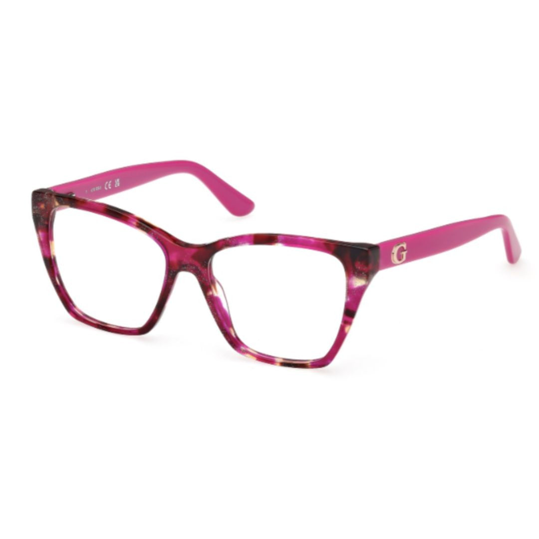 Guess Gu50235 Bold Square Frame Eyeglasses