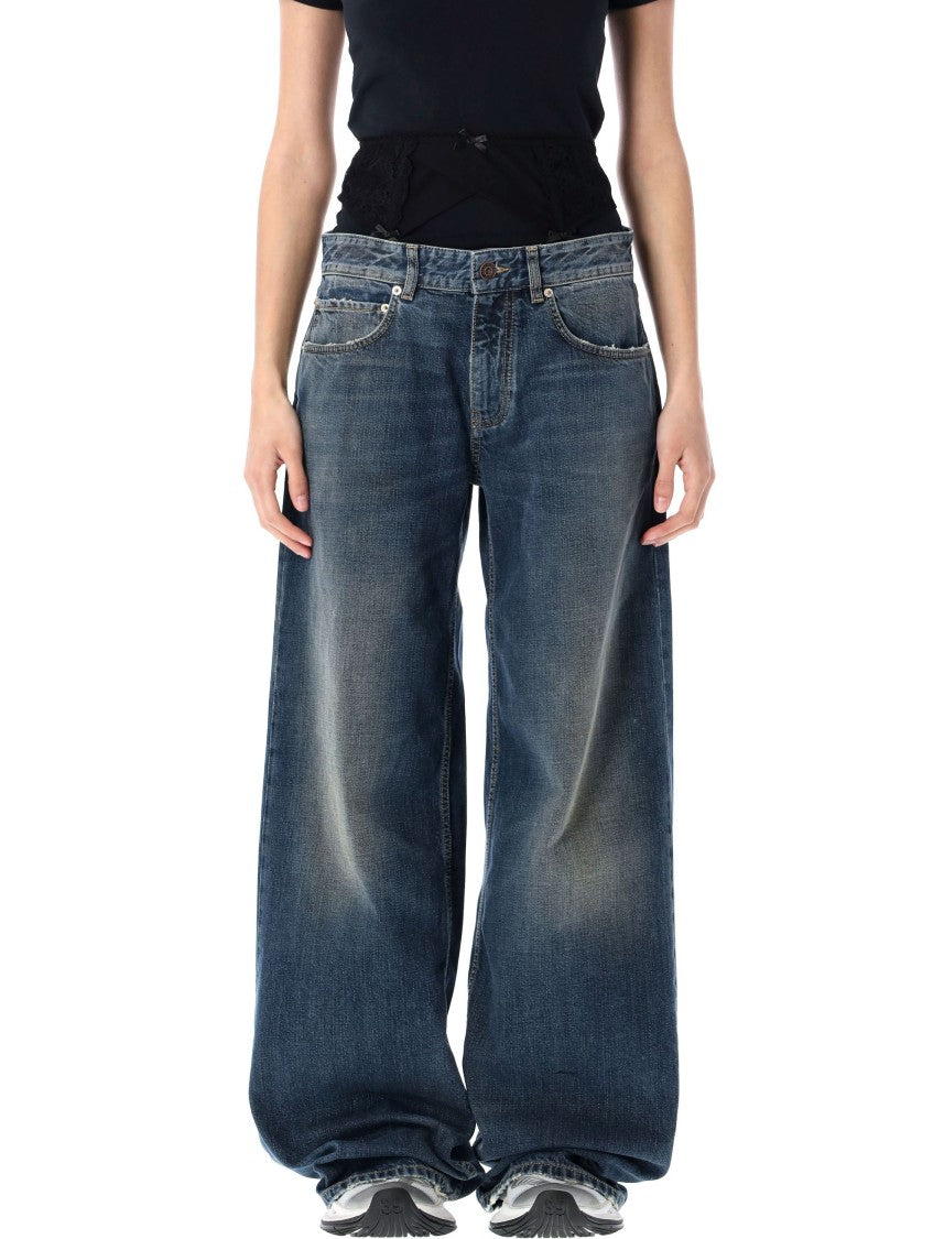 Balenciaga Wide Leg Baggy Pants