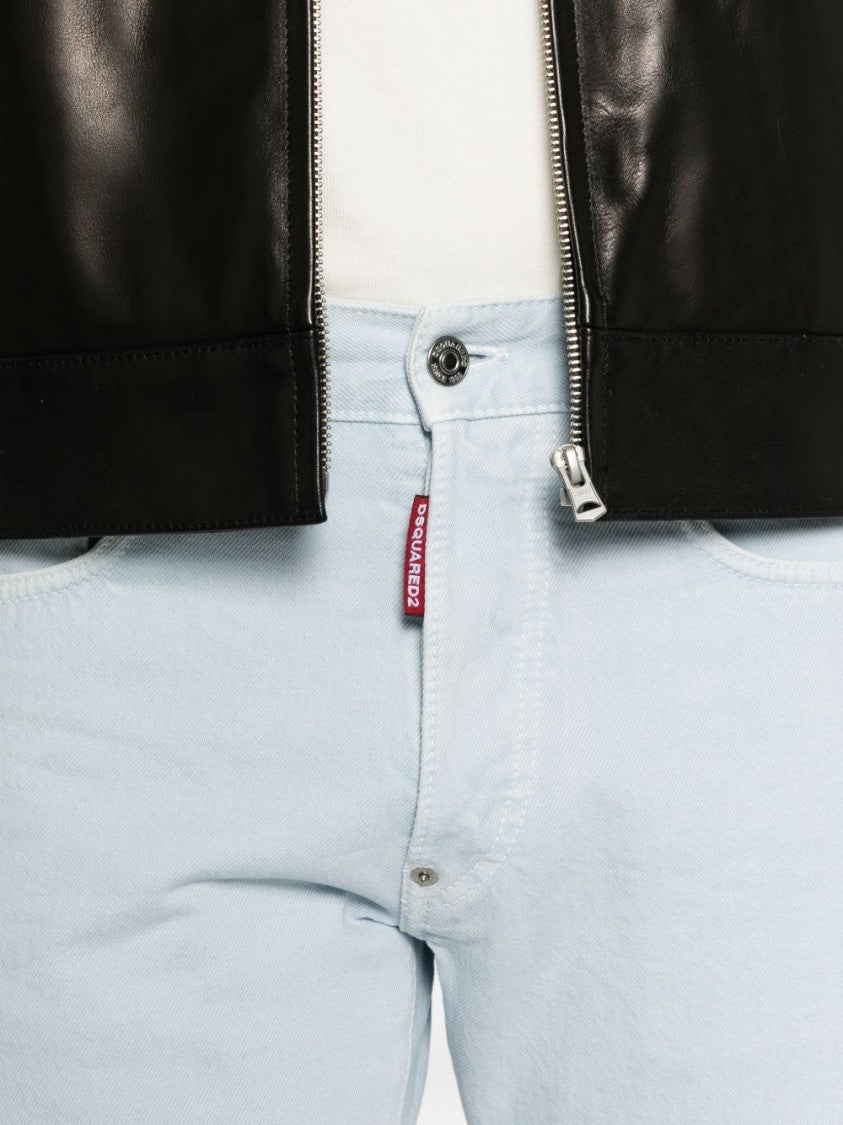 Dsquared2 Classic Straight Leg Five Pocket Jeans