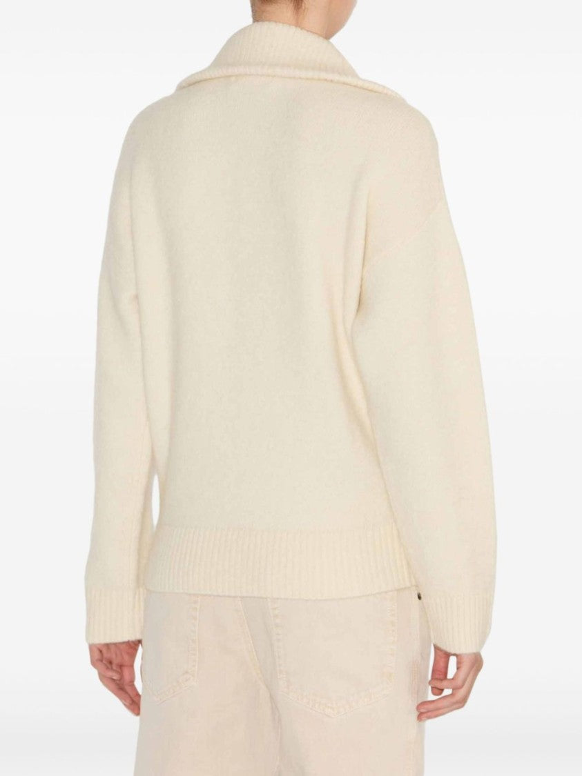 Isabel Marant Étoile Lace-Up Front Phylia Hoodie With Ribbed Detailing