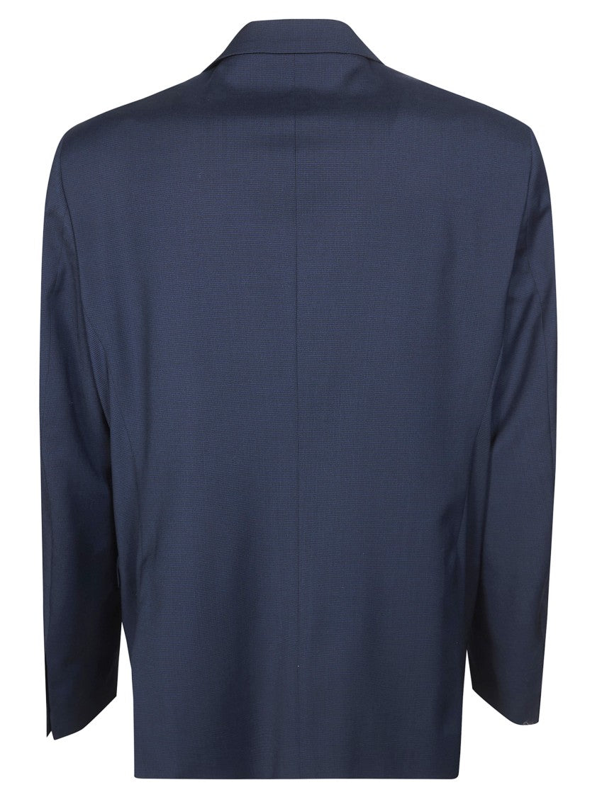 Manuel Ritz Microfantasia Tailored Texture Wool Suit
