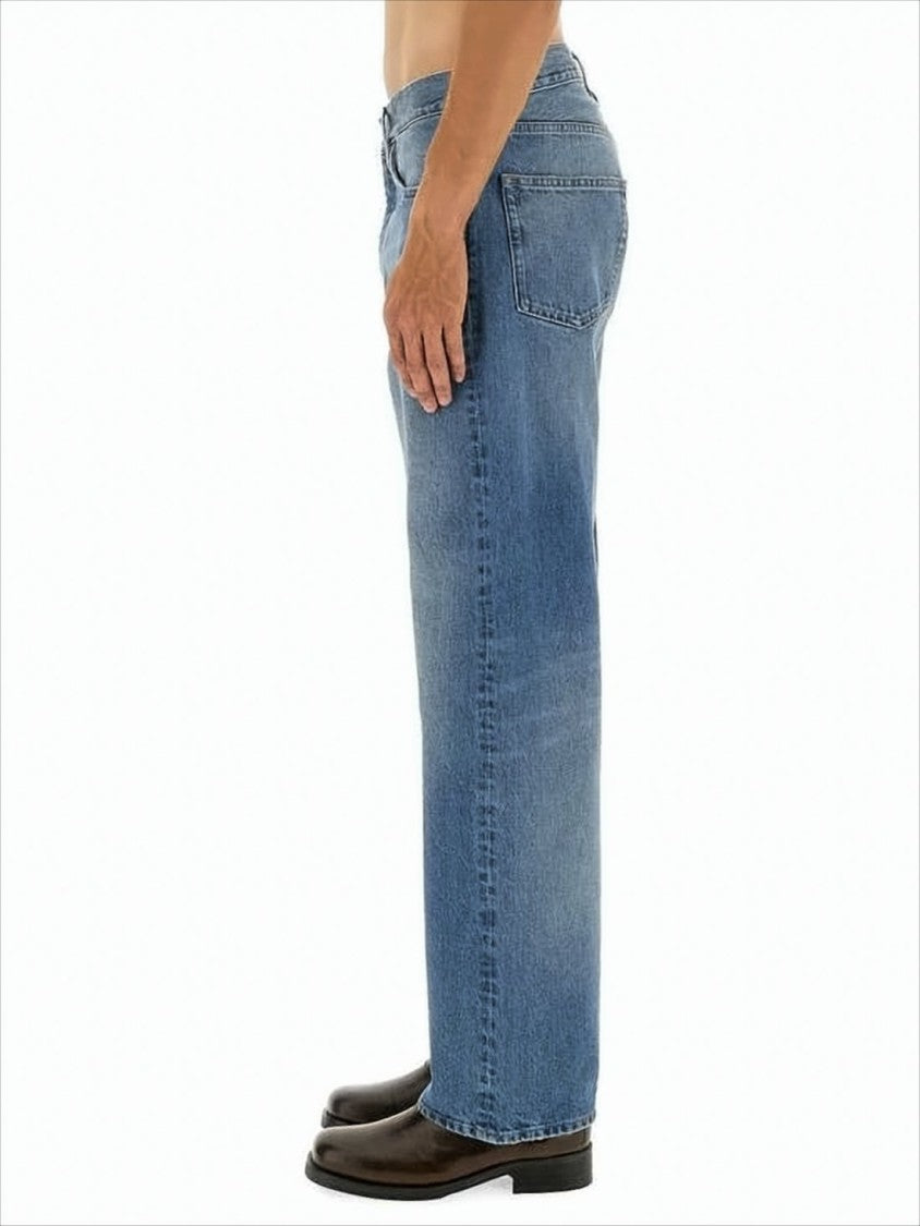 Sunflower Mid-Rise Straight-Leg Sunflower Denim Pants