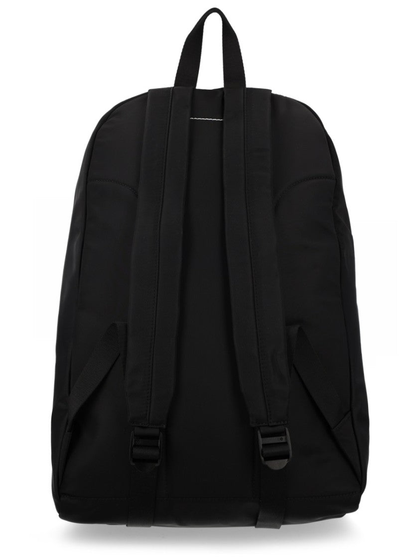 Mm6 By Maison Margiela Black Numeric Polyamide Backpack