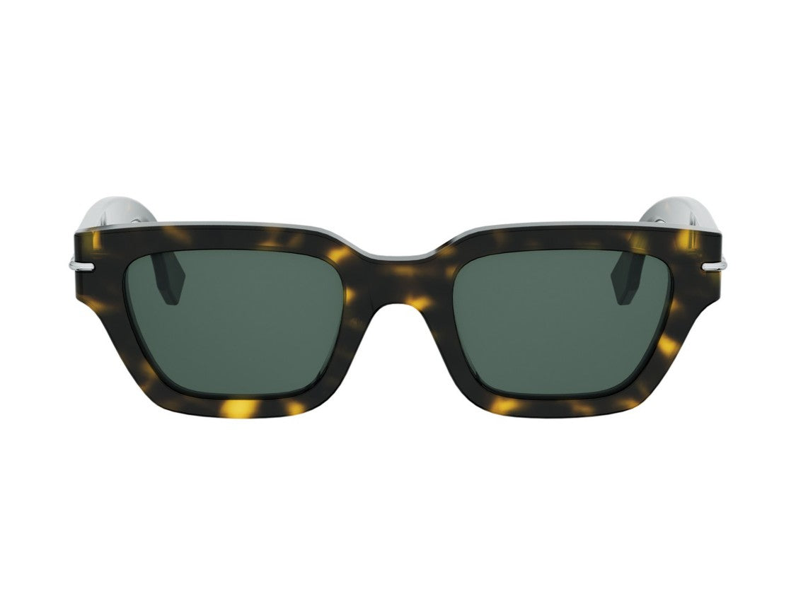 Fendi Green Fe40191i Bold Oversized Tortoiseshell Sunglasses