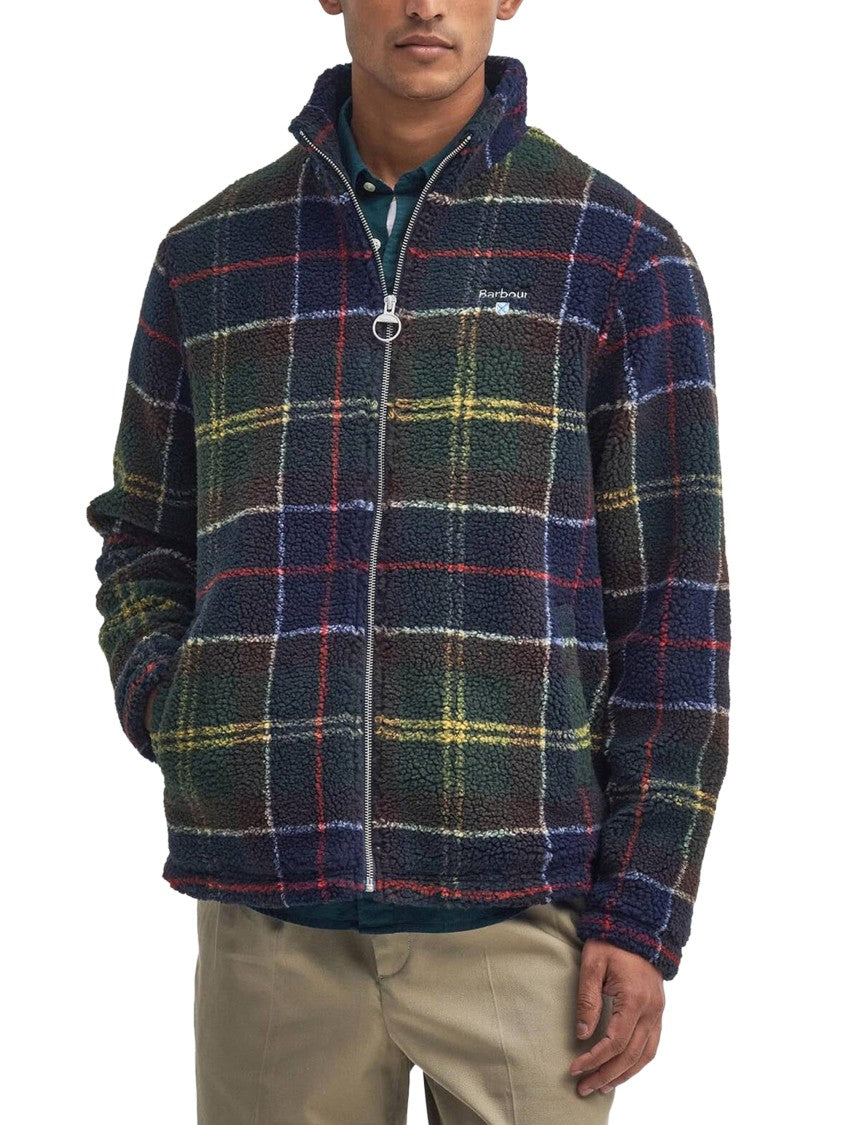 Barbour Tartan Plaid Zip-Up Jacket