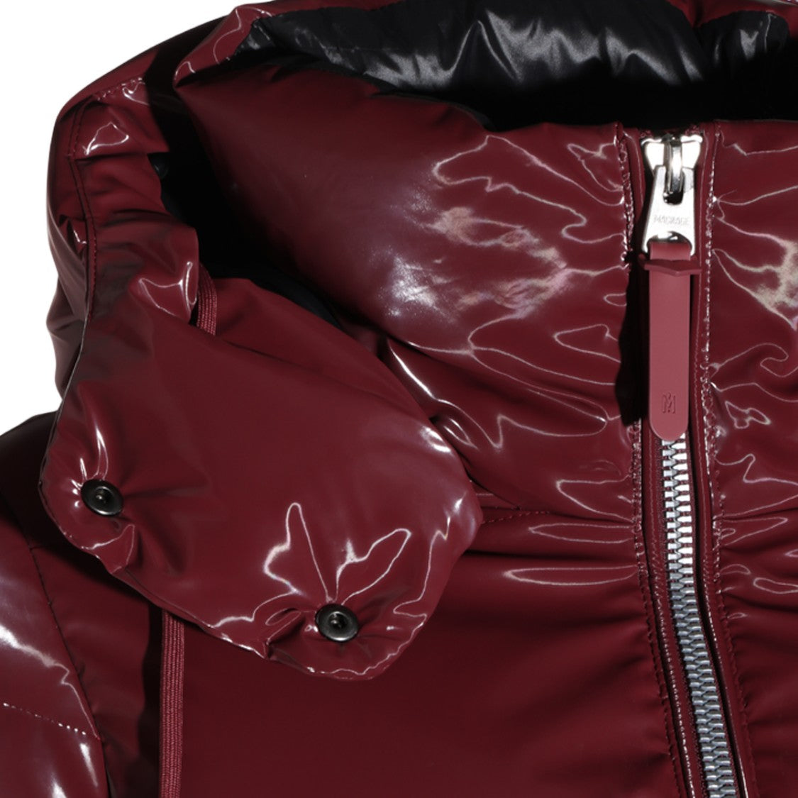 Mackage Glossy Detachable Hood Padded Down Coat