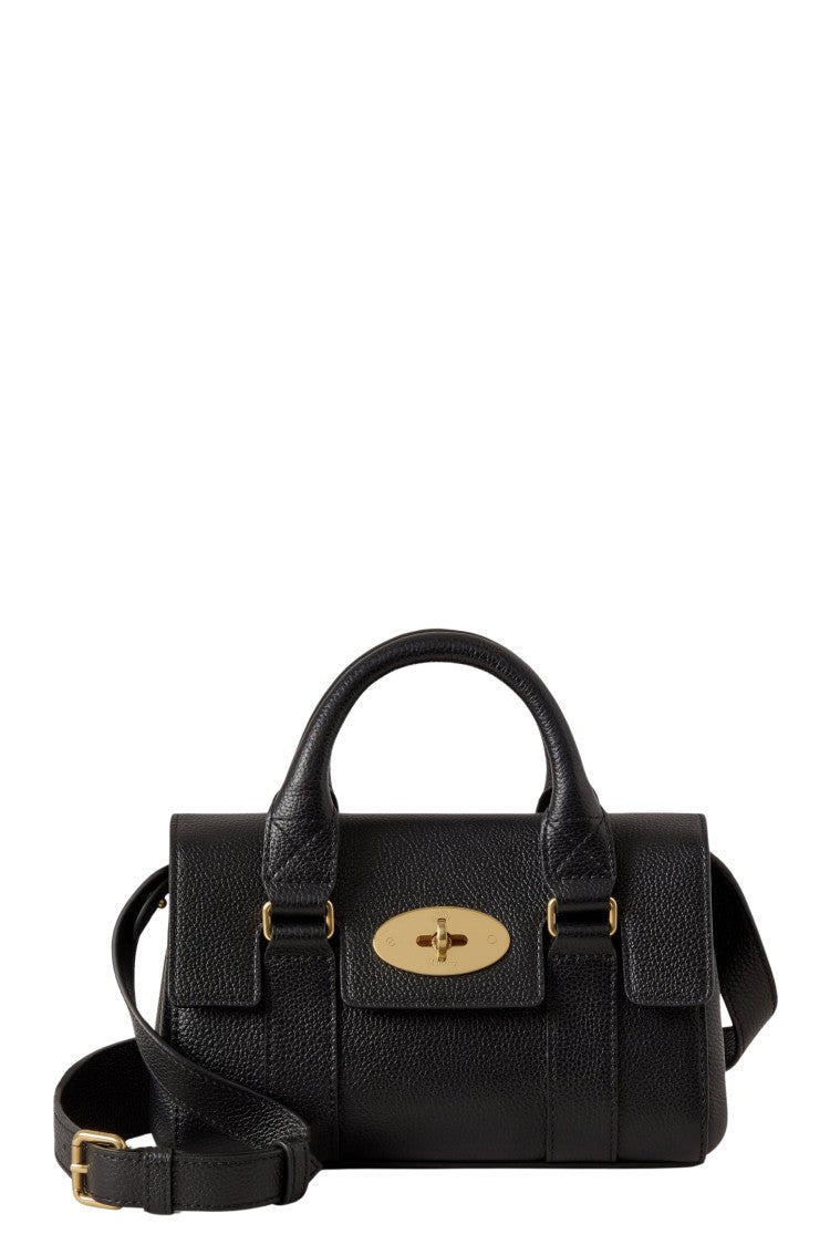 Mulberry Mini Heritage Bayswater Handbag With Gold-Tone Turn-Lock Closure