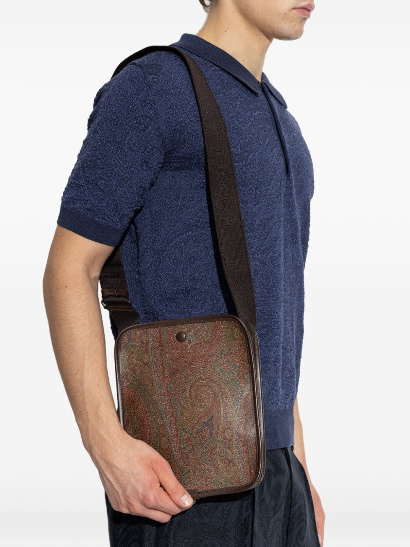 Etro Paisley Jacquard Shoulder Bag