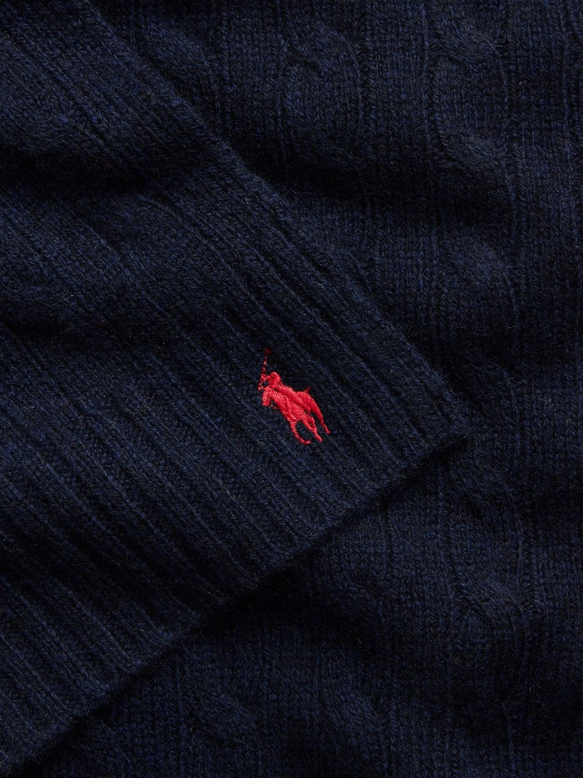Polo Ralph Lauren Classic Cable Knit Oblong Scarf