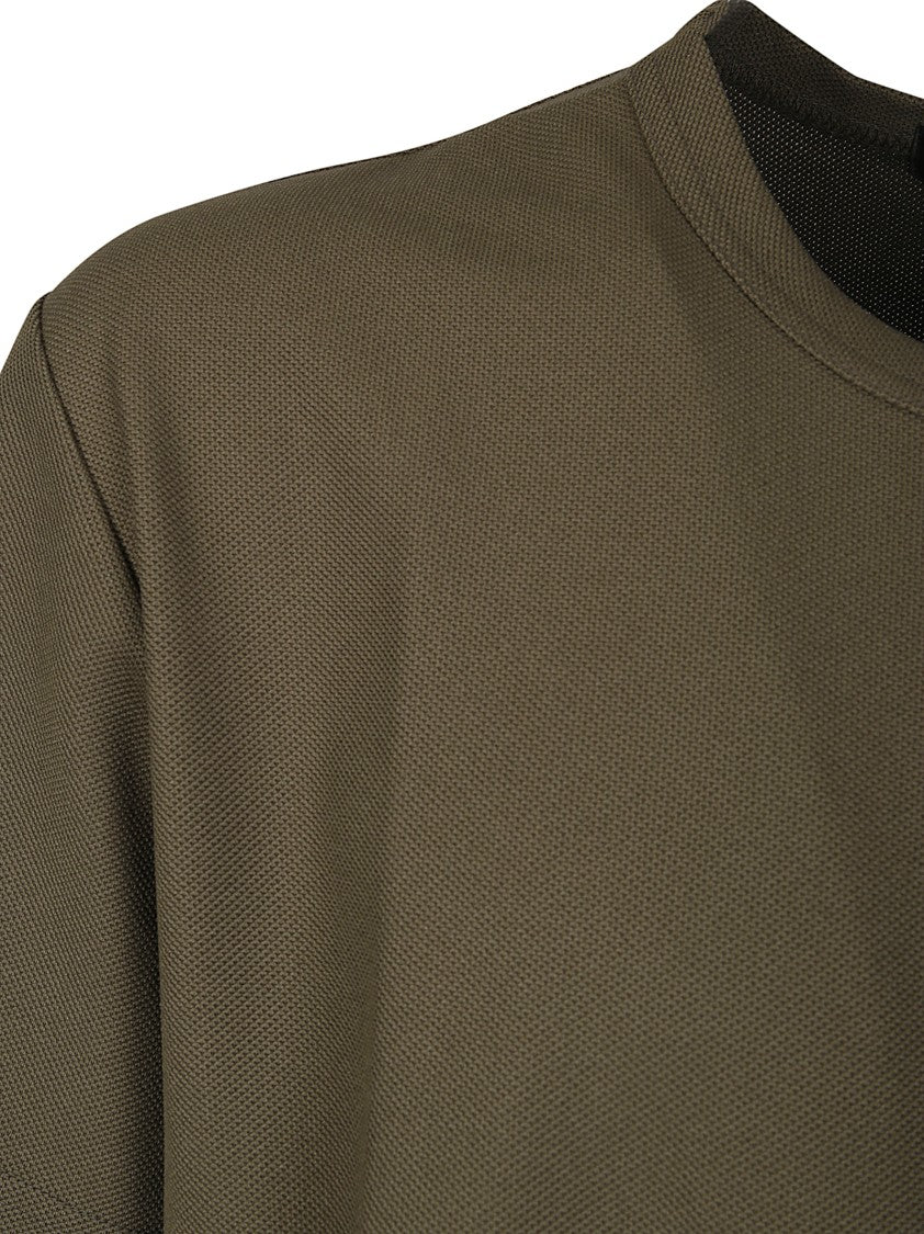 Comme Des Garçons Honeycomb Textured Crew Neck T-Shirt