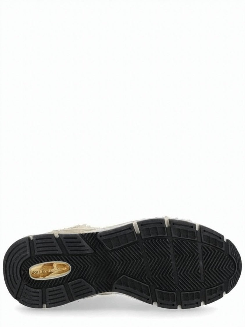 Golden Goose Textured Upper Distressed Sneakers With Vintage Finish