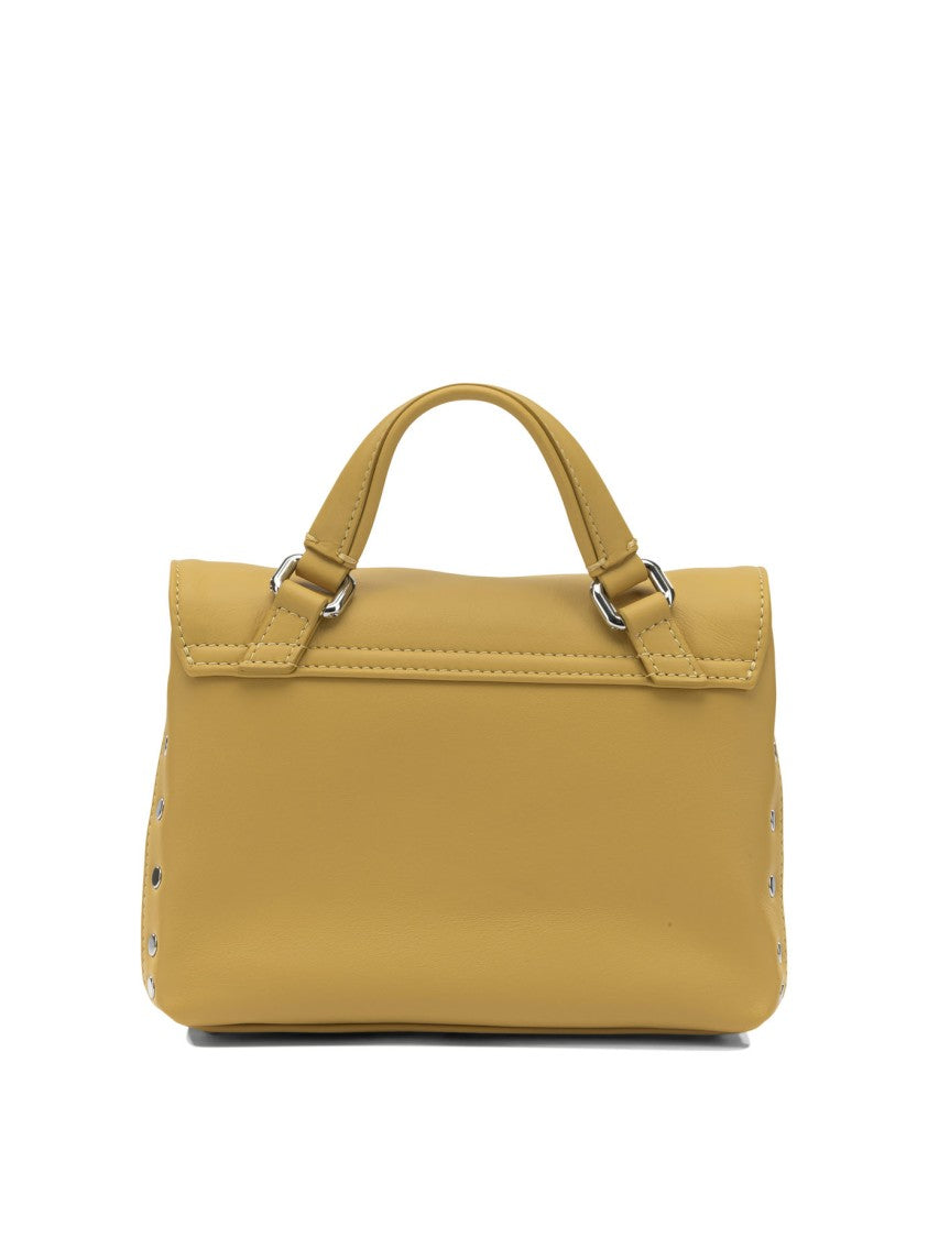 Zanellato Structured Leather Handbag With Silver-Tone Accents