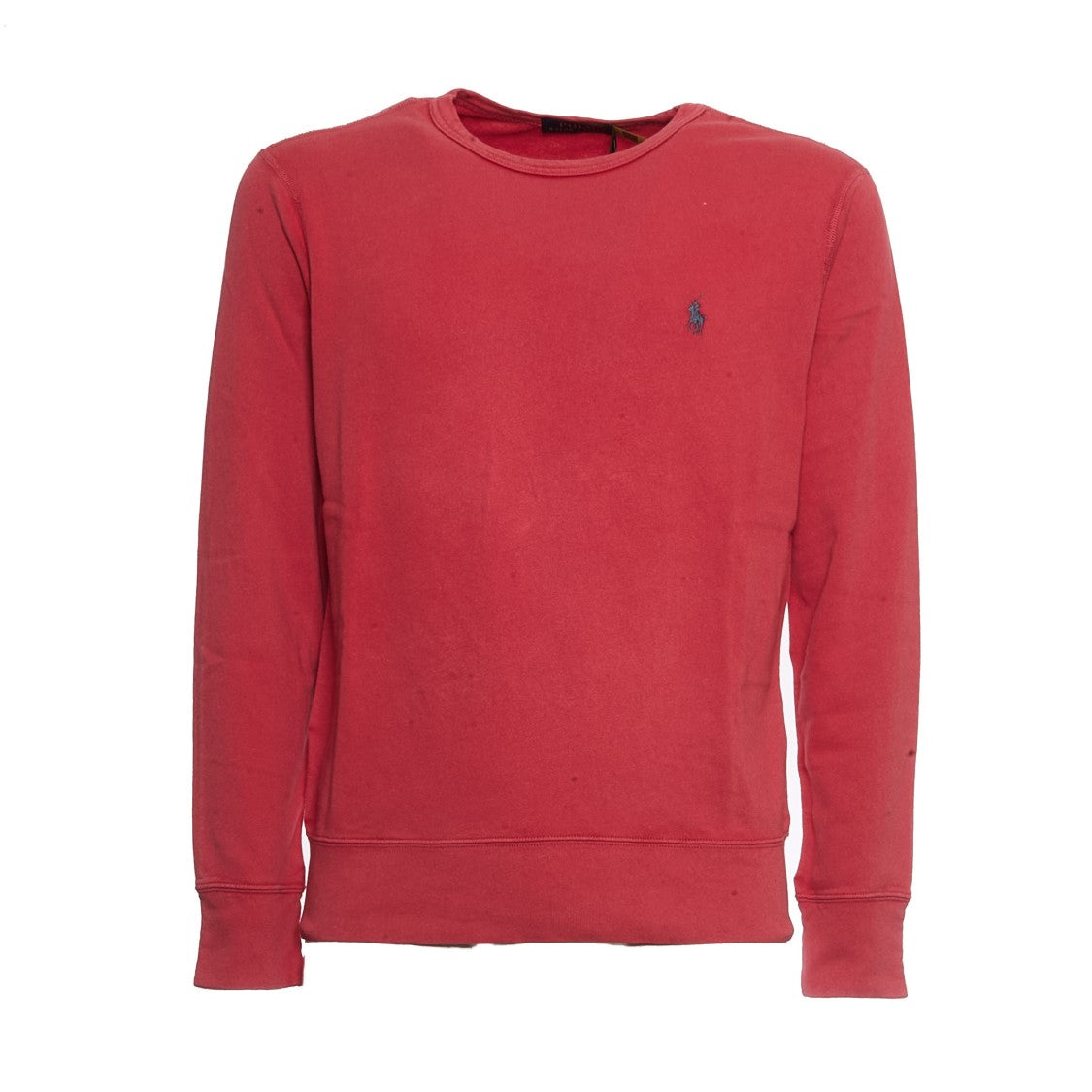 Polo Ralph Lauren Red Cotton Sweatshirt With Exclusive Embroidered Logo