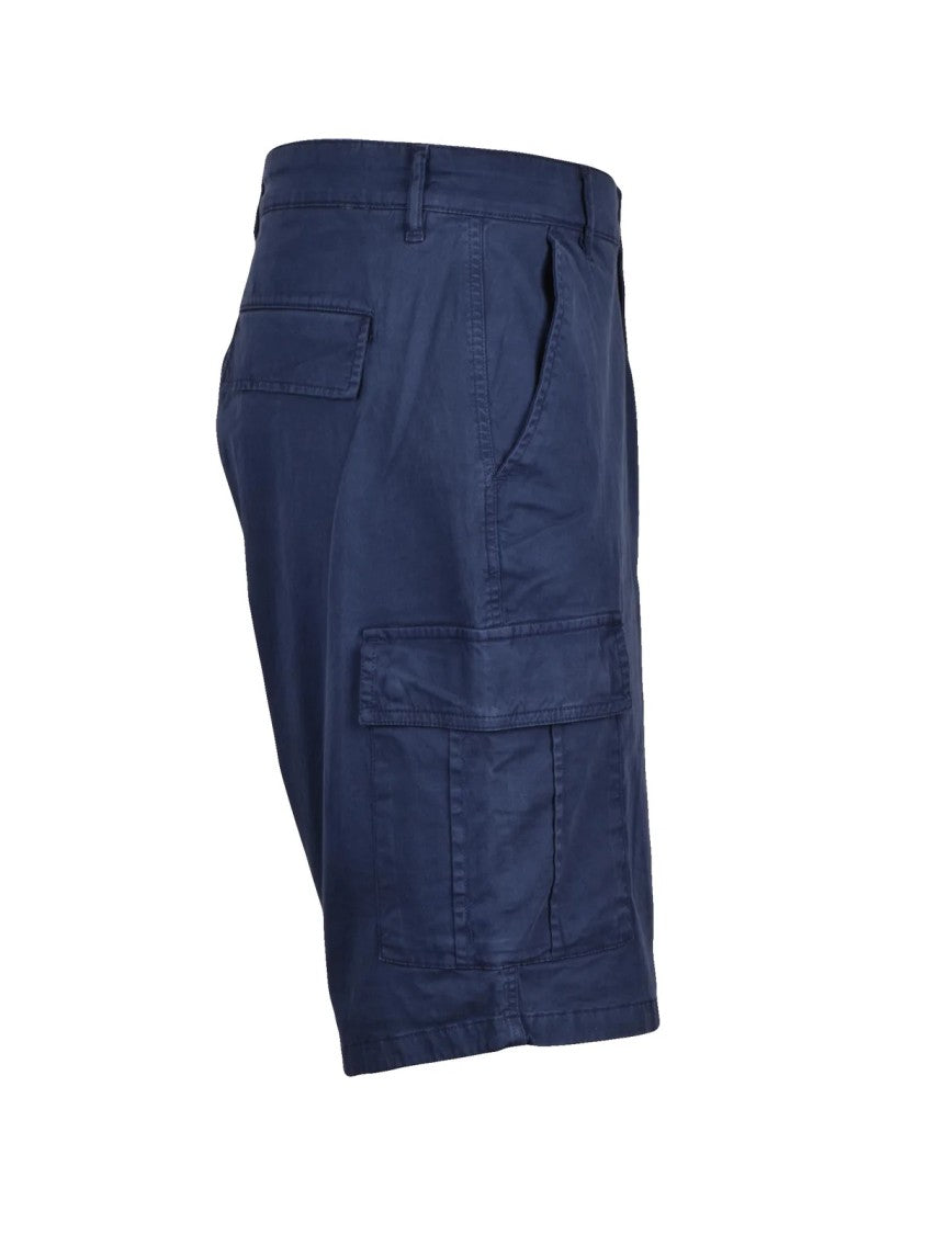 La Martina Multicolor Cotton Elastane Cargo Shorts