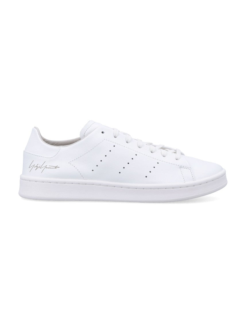 Y-3 Stan Smith Minimalist White Leather Low-Top Sneakers