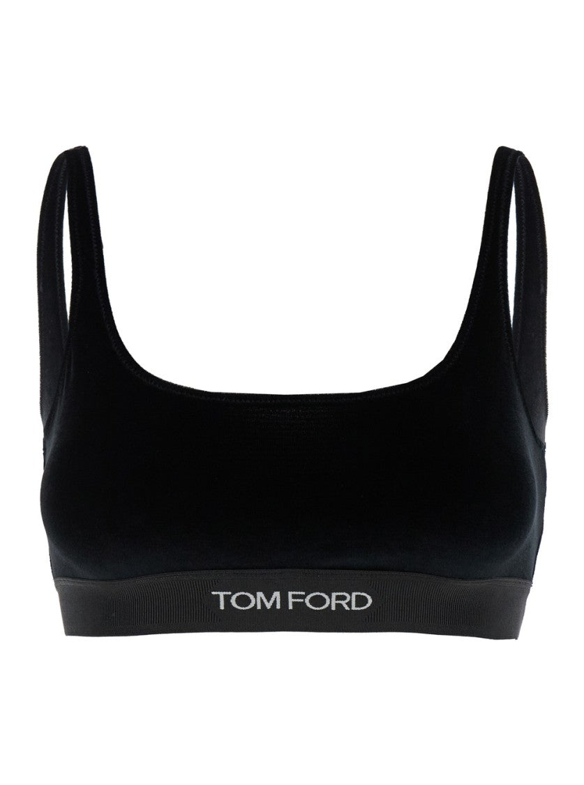 Tom Ford Signature' Black Bralette Top