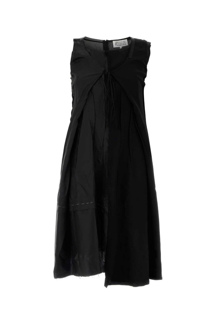 Maison Margiela Black Wool Dress