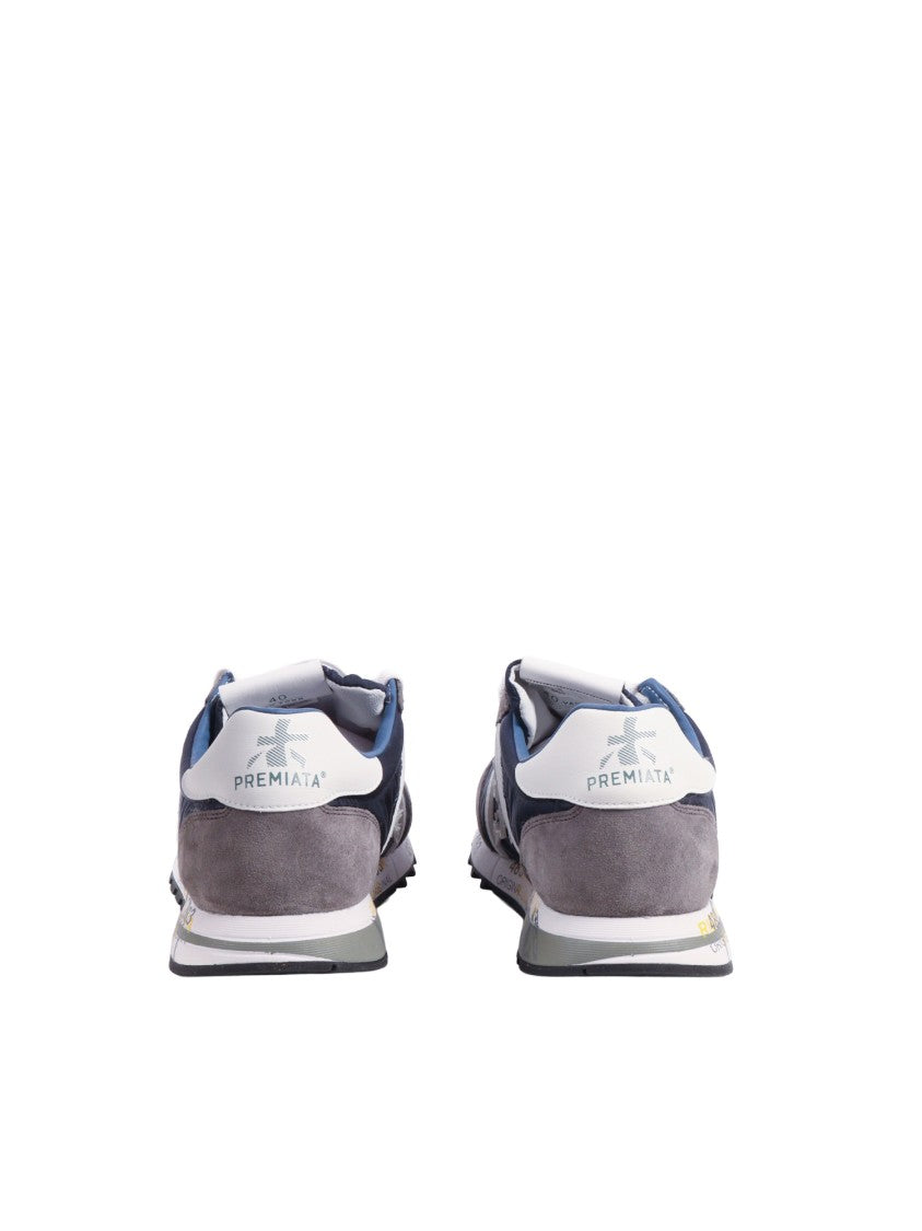 Premiata Lucy Blue Navy Suede Sneakers