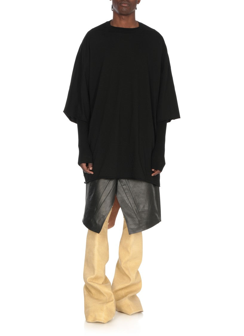 Drkshdw By Rick Owens Beige Beige Cotton Boots