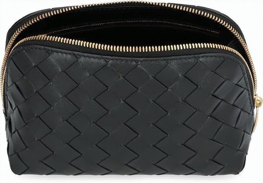 Bottega Veneta Woven Calf Leather Clutch