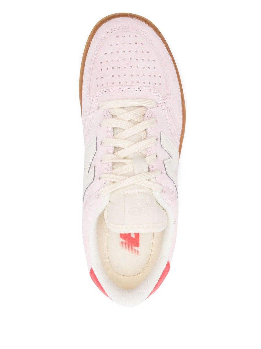 New Balance Low-Profile Suede Sneakers With Perforated Detailing