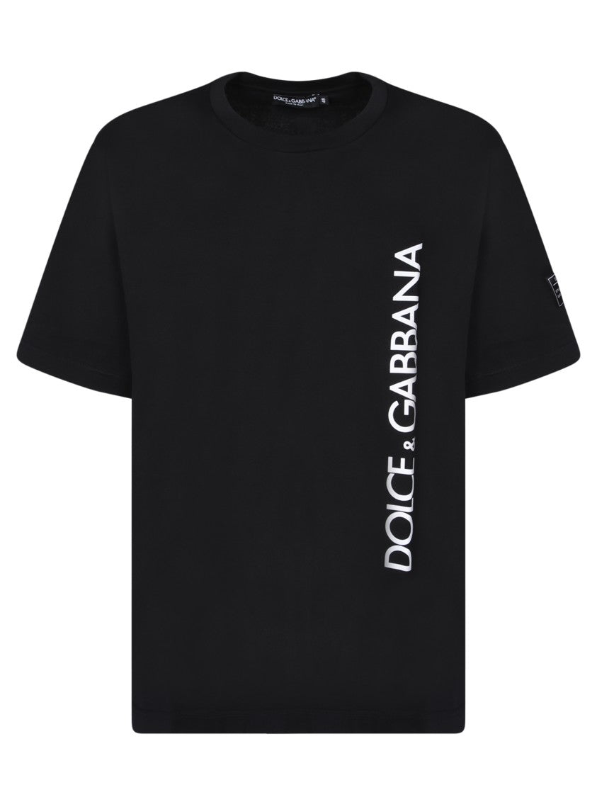 Dolce & Gabbana Black Cotton T-Shirts