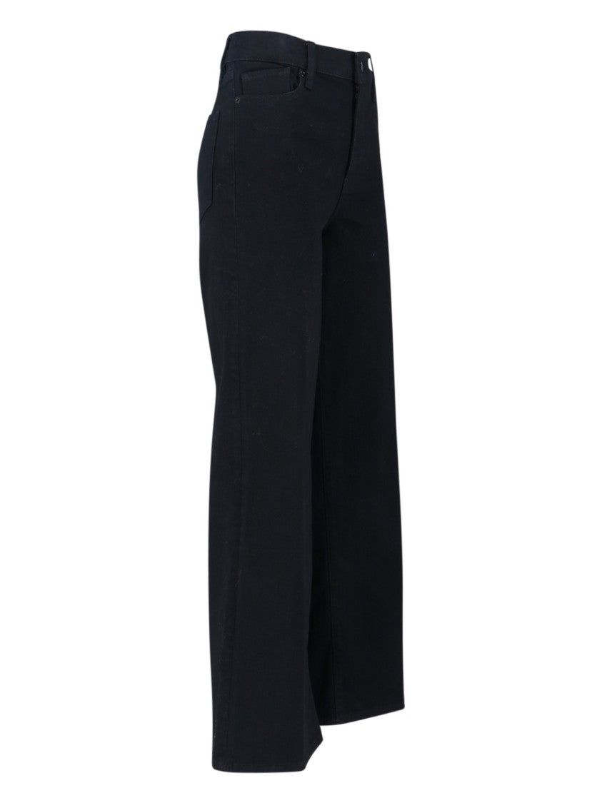 Frame Wide-Leg Jeans With Mid-Rise Waist