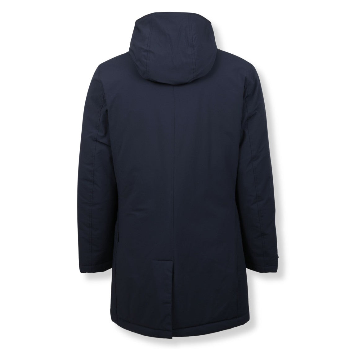 Woolrich Tailored Blue Nylon Jacket With Primaloft Insulation